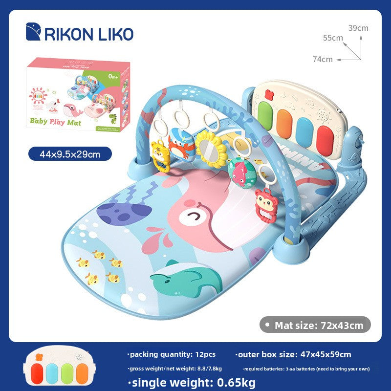 Interactive Crawling Game Mat for Infant Motor Skills and Early Sensory Learning Play