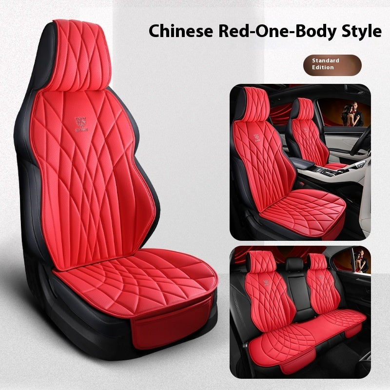 Universal Leatherette Car Seat Covers - Five-Seat Set