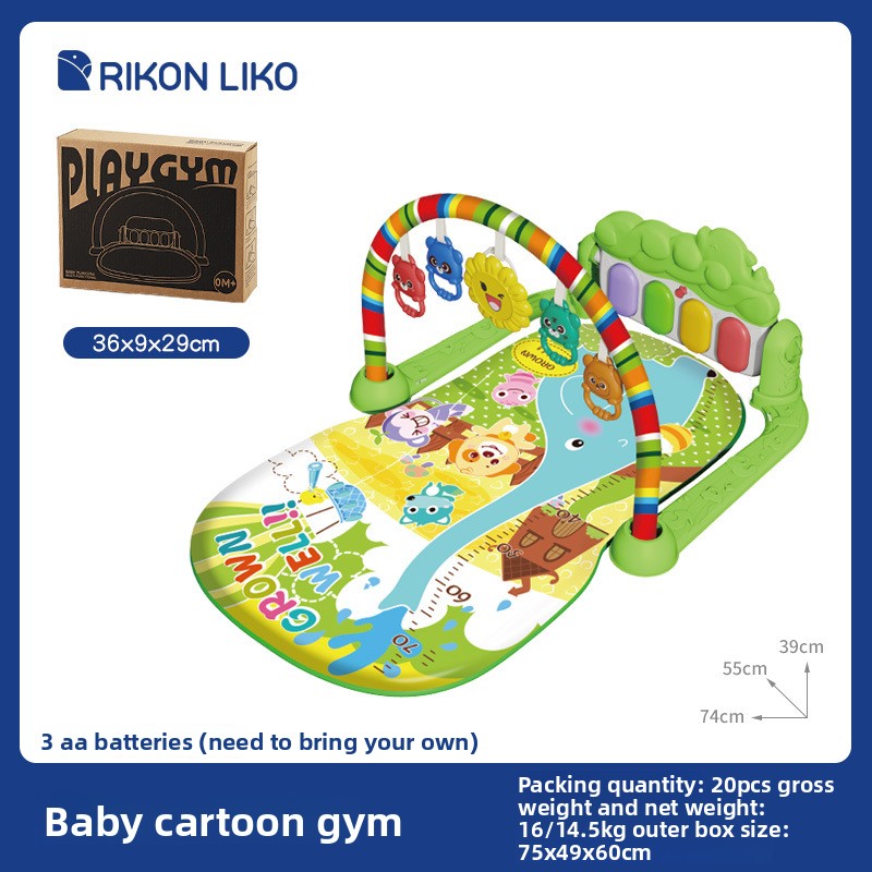 Interactive Crawling Game Mat for Infant Motor Skills and Early Sensory Learning Play