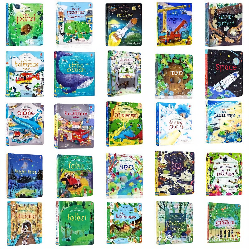 Peek Through Educational Picture Books for Toddlers