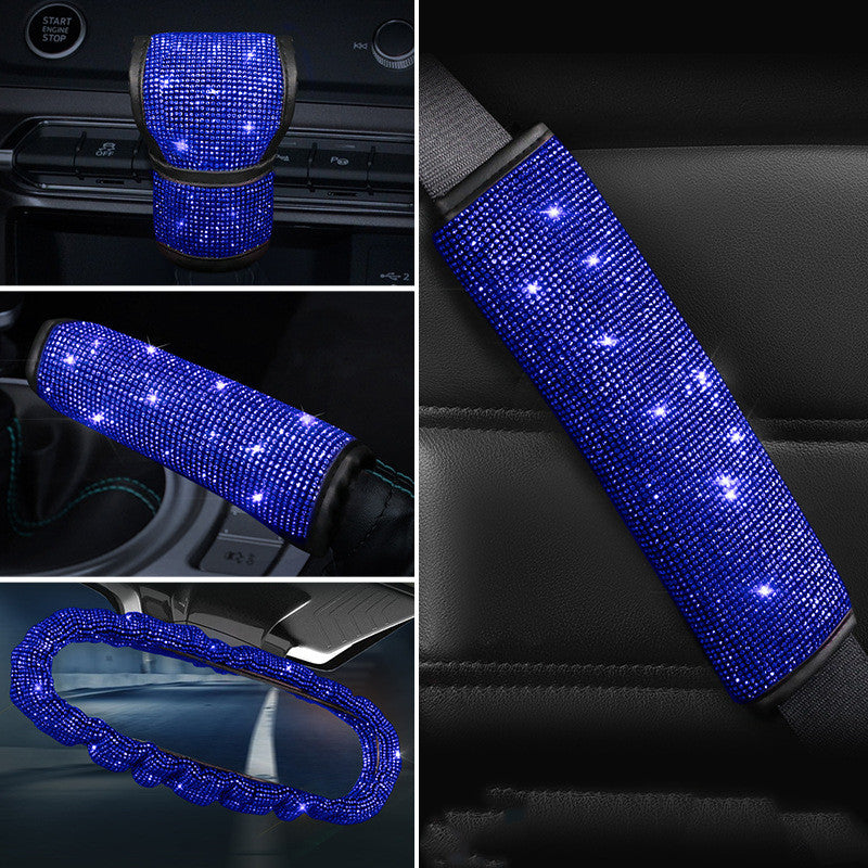 Automotive Crystal Steering Wheel Cover