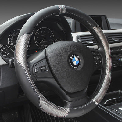 Premium Leather Steering Wheel Cover