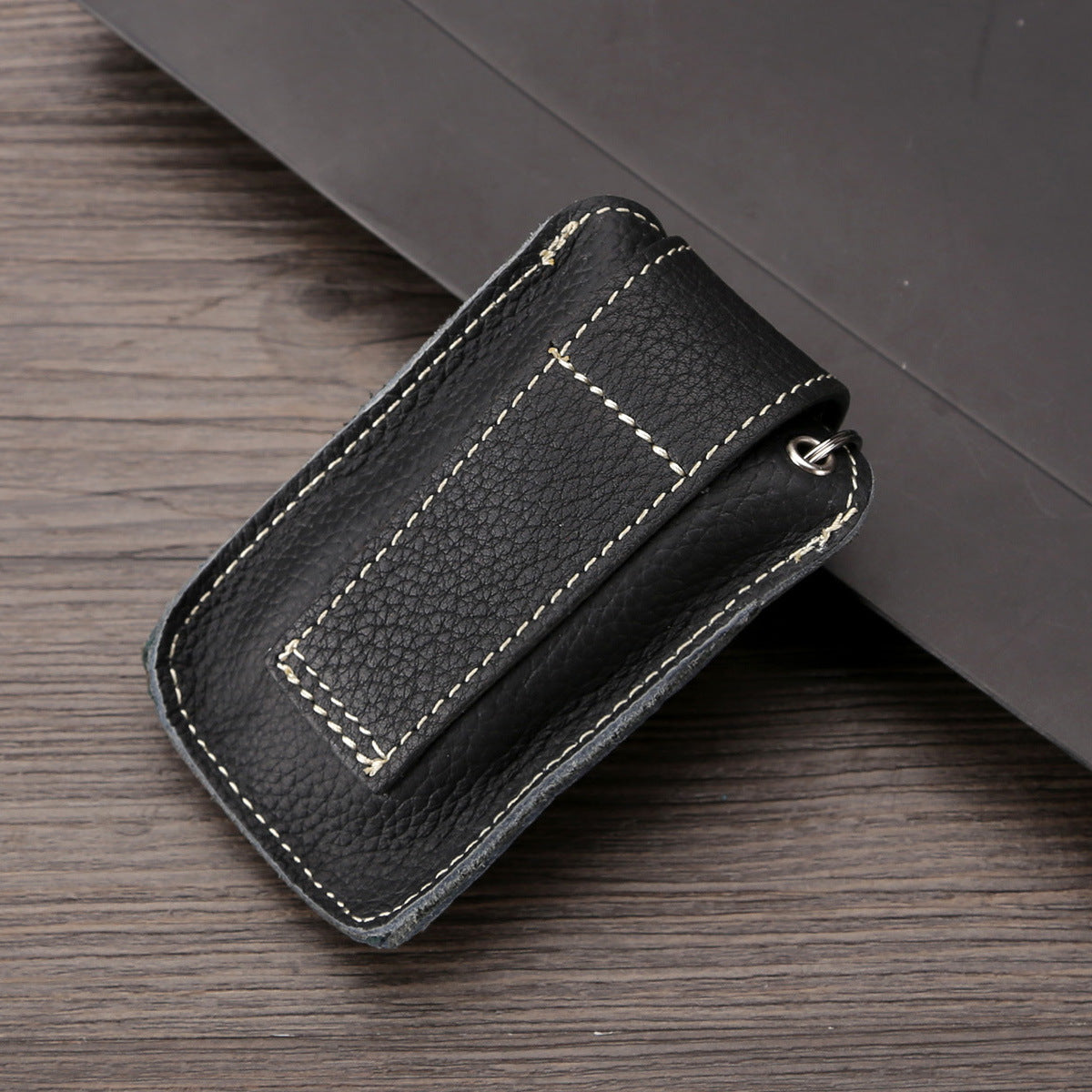 Premium Leather Car Key Holder with Belt Loop