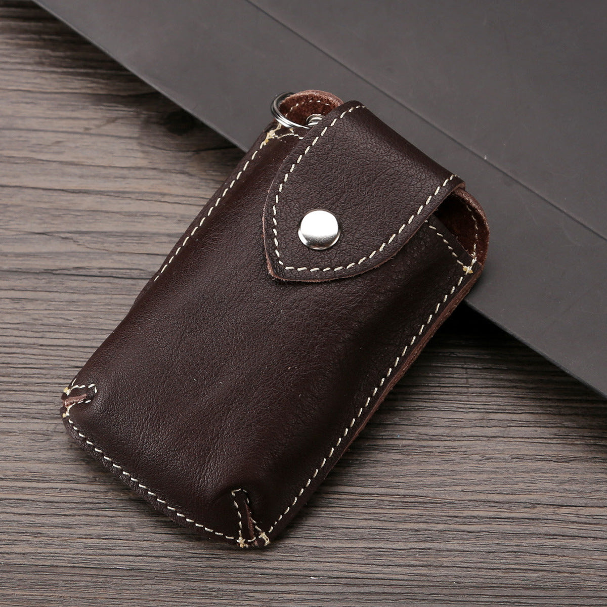 Premium Leather Car Key Holder with Belt Loop