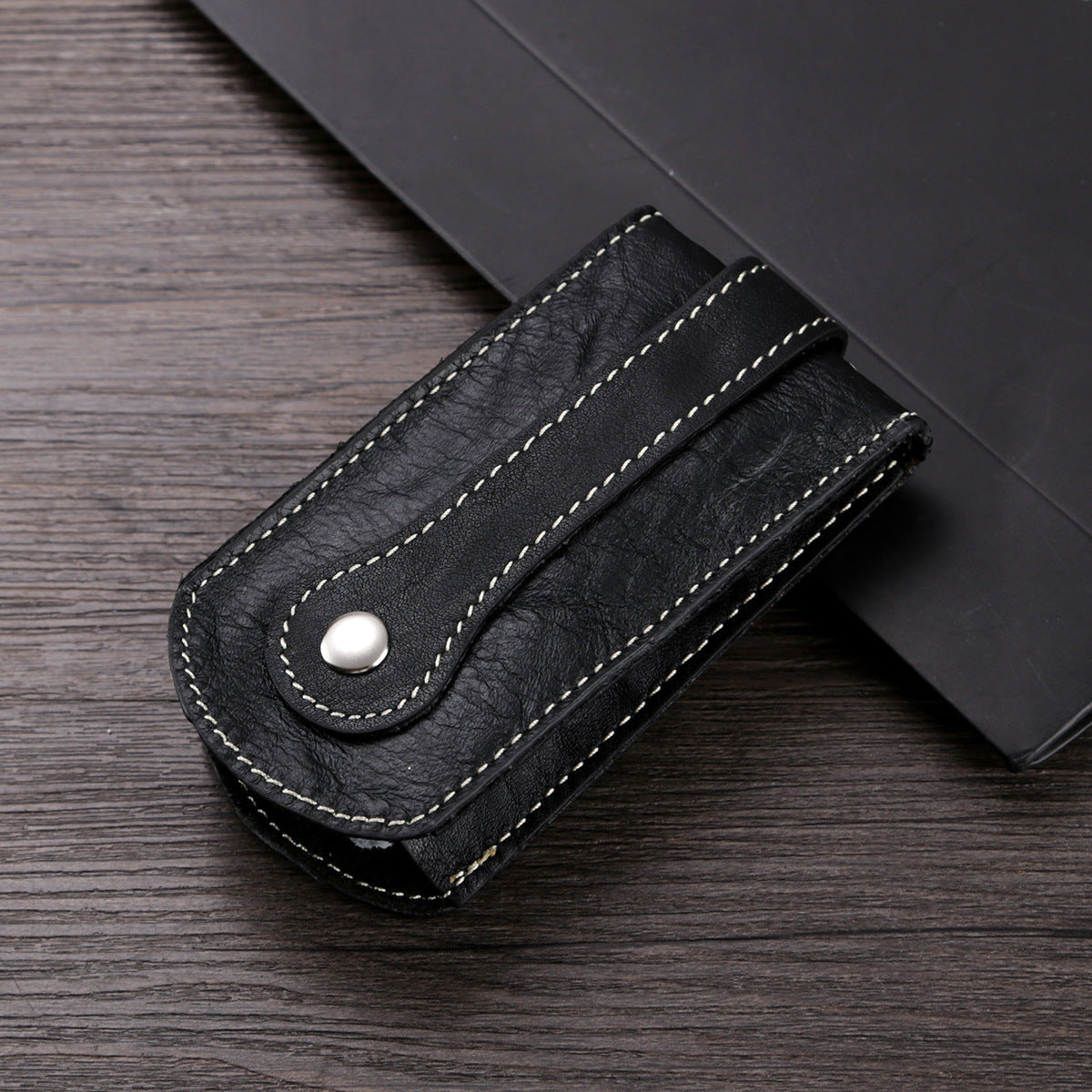 Premium Leather Car Key Holder with Belt Loop