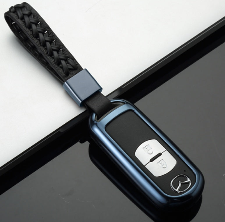 Premium Aluminum Alloy Key Case for Mazda