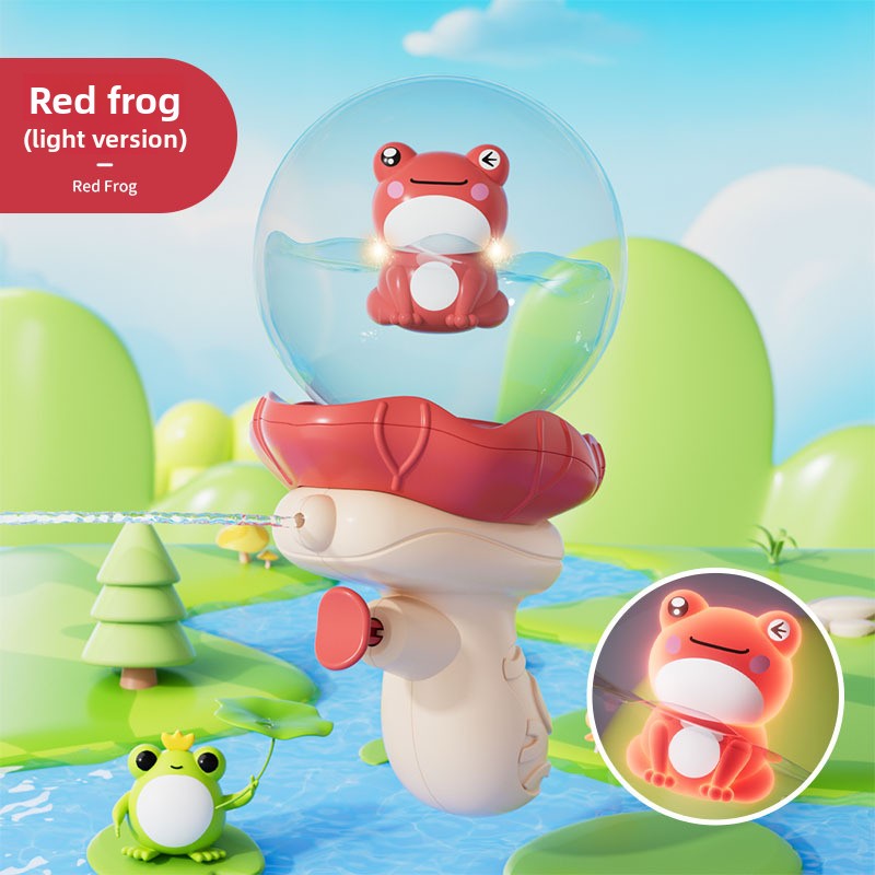 Cartoon LED Press Water Gun for Kids