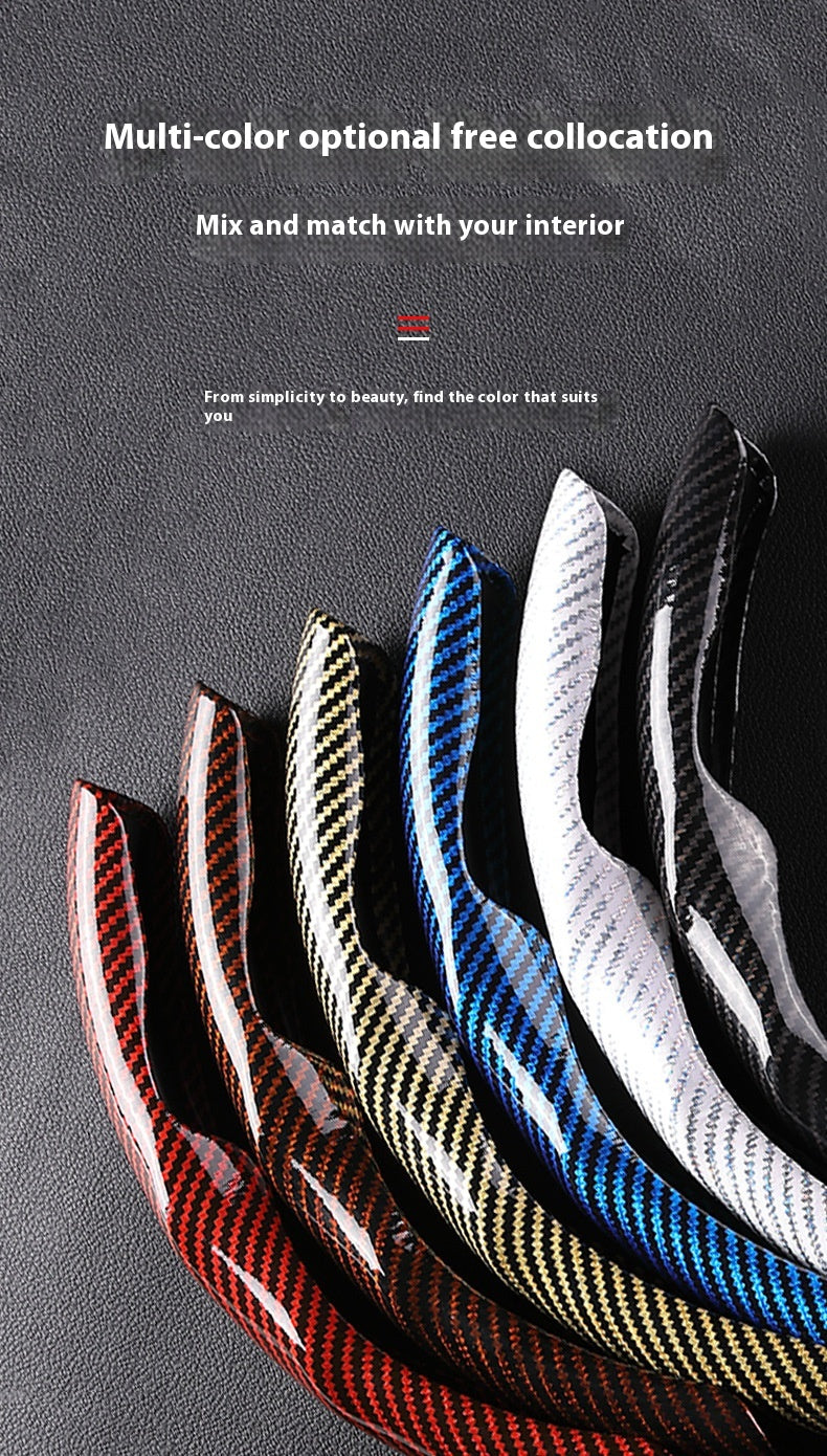 Carbon Fiber Pattern Steering Wheel Cover