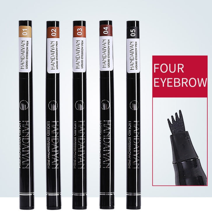 Microblading Effect Eyebrow Pen - Waterproof, Fine Sketch, Long-Lasting