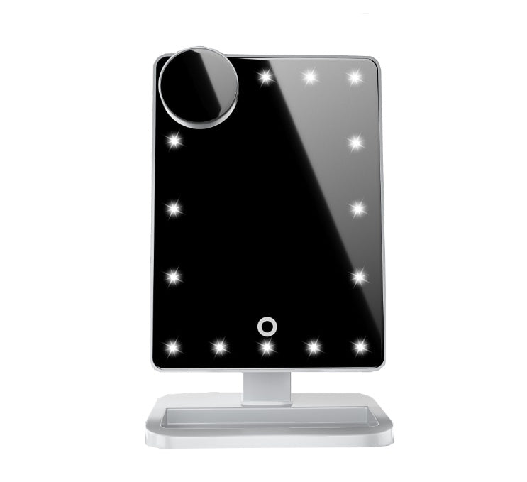 Premium LED Makeup Mirror with Bluetooth Speaker & 10X Magnification