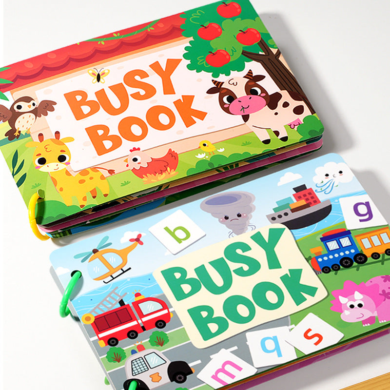 Childrens Educational Quiet Sticker Book