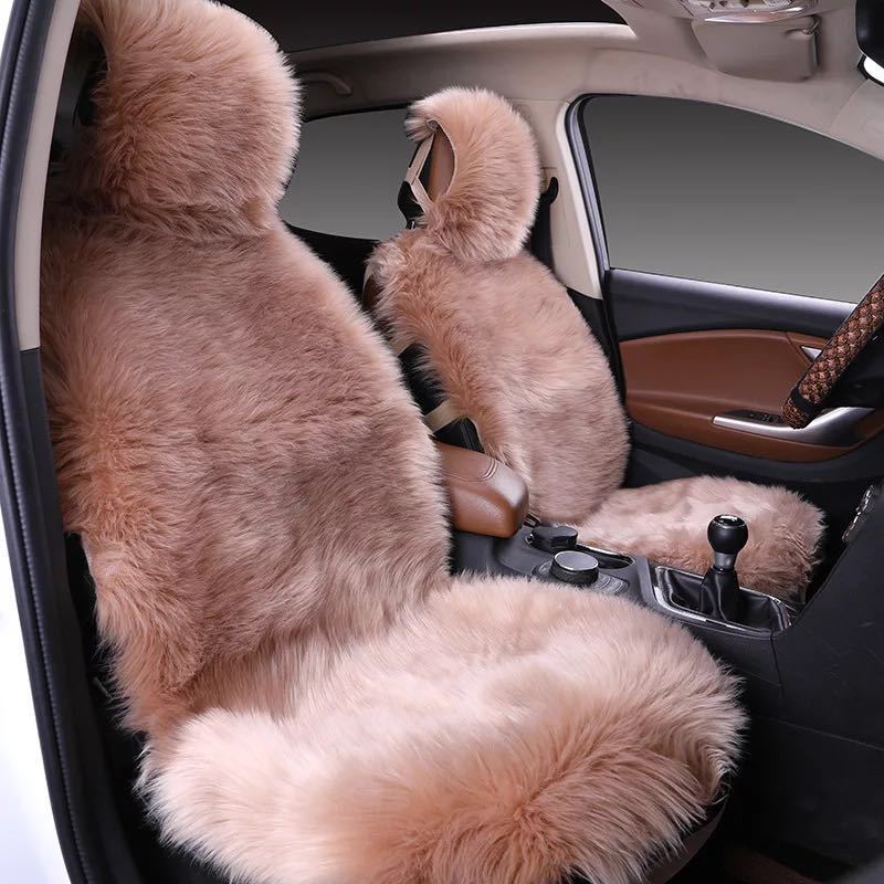 Premium Plush Car Seat Cushion - Universal Winter Comfort