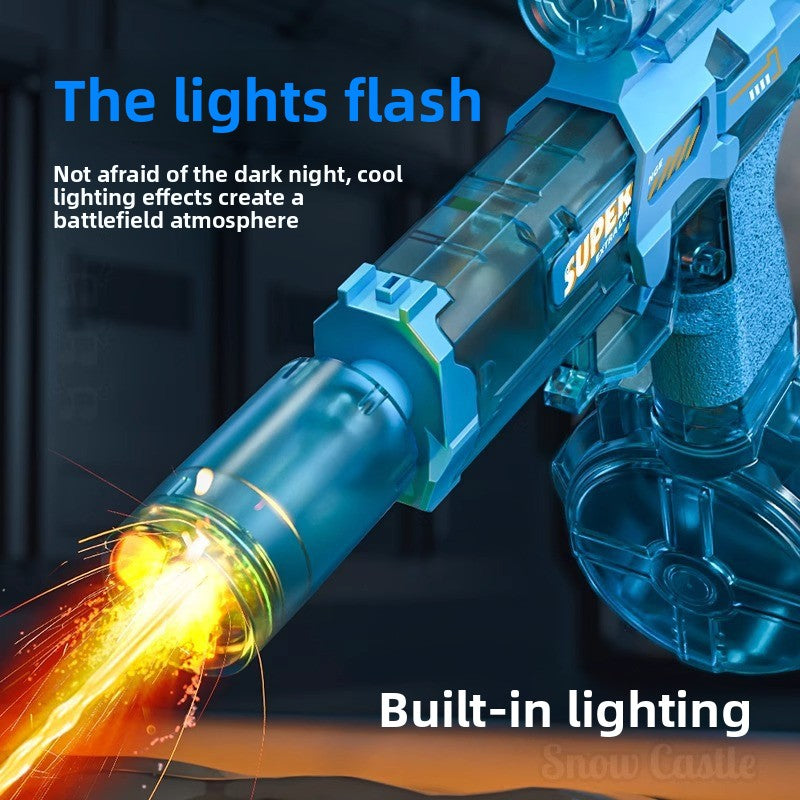 Electric Water Gun Toy for Kids with LED Lights