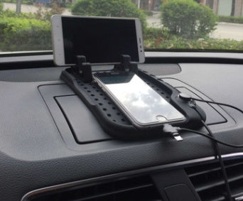 Multifunctional Car Phone Holder with Magnetic Charging