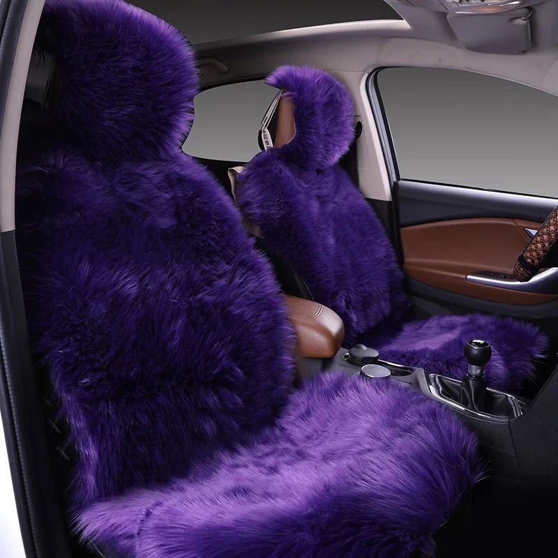 Premium Plush Car Seat Cushion - Universal Winter Comfort