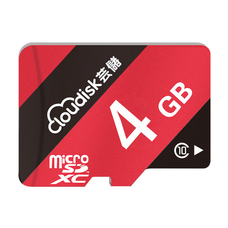High-Speed Driving Recorder Memory Card - 8GB, 16GB, 32GB (Red)