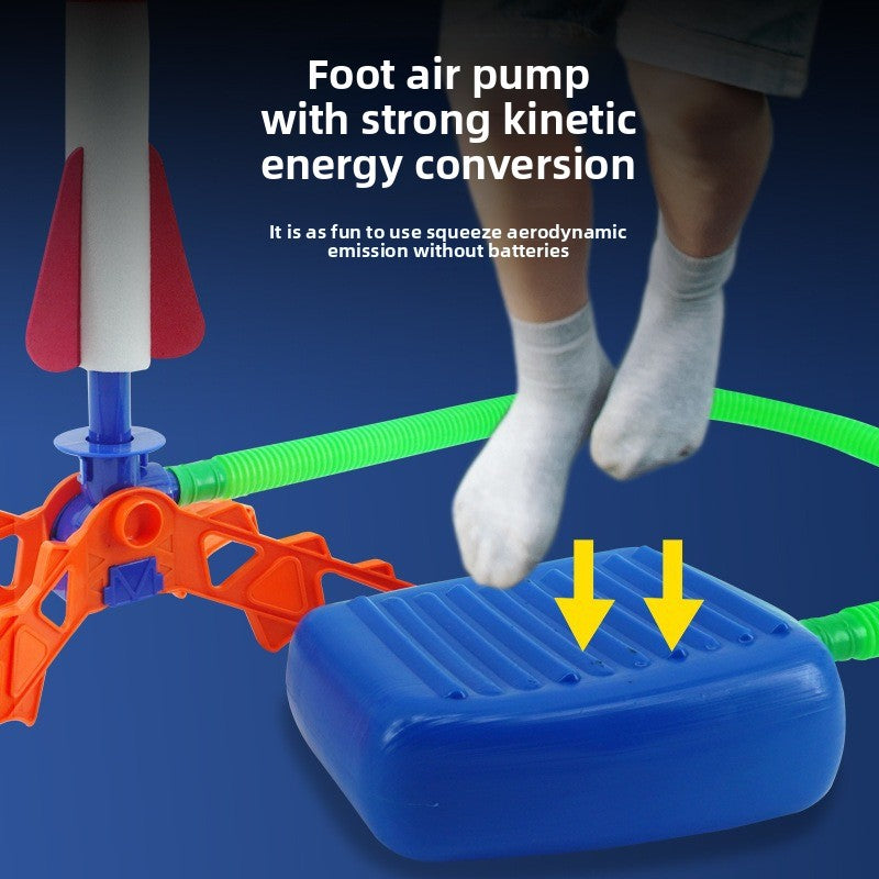 Children's Foot-Powered Luminous Rocket