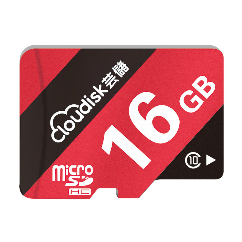 High-Speed Driving Recorder Memory Card - 8GB, 16GB, 32GB (Red)
