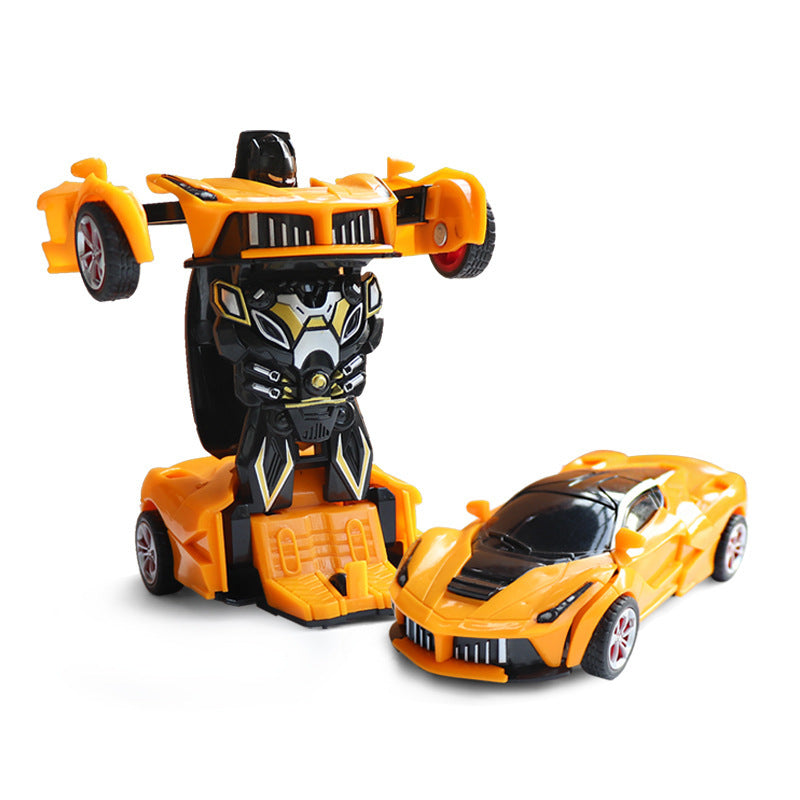 Children's transformable toy car model