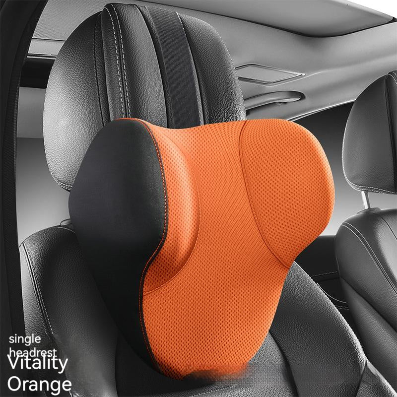 Premium Memory Foam Lumbar Support & Headrest for Automotive