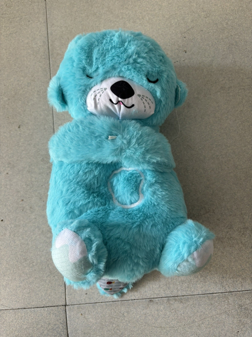 Soft Plush Music Breathing Otter Toy