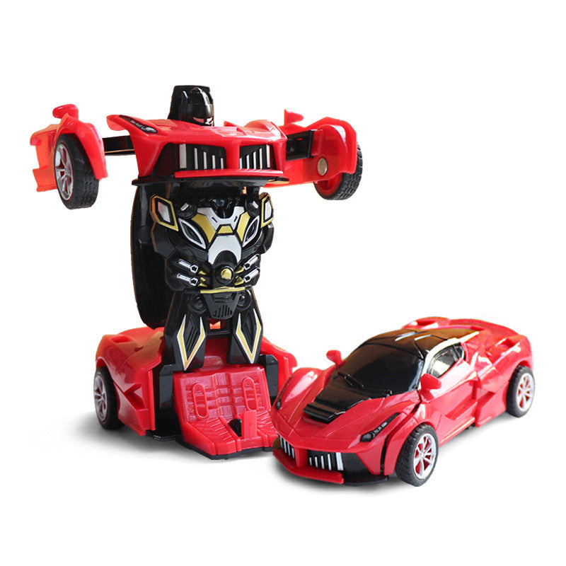 Children's transformable toy car model
