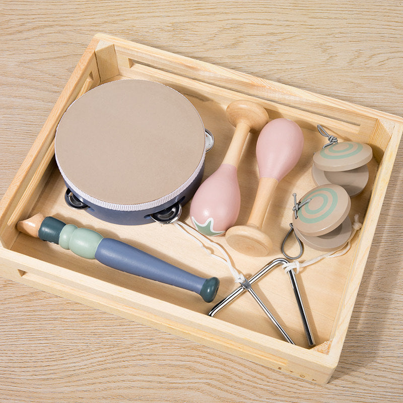 Montessori Wooden Musical Instrument Set for Kids