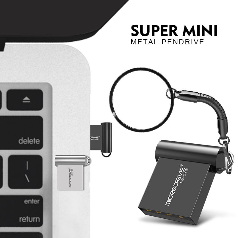 Mini Metal USB Flash Drive - Portable & Durable Data Storage