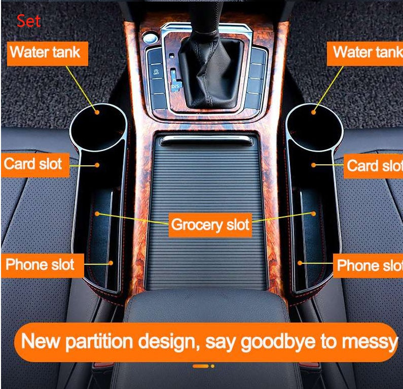Premium PU Leather Car Organiser