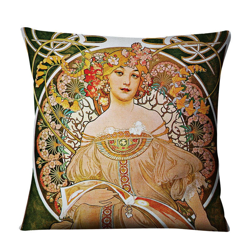 Linen pillow cushion cover