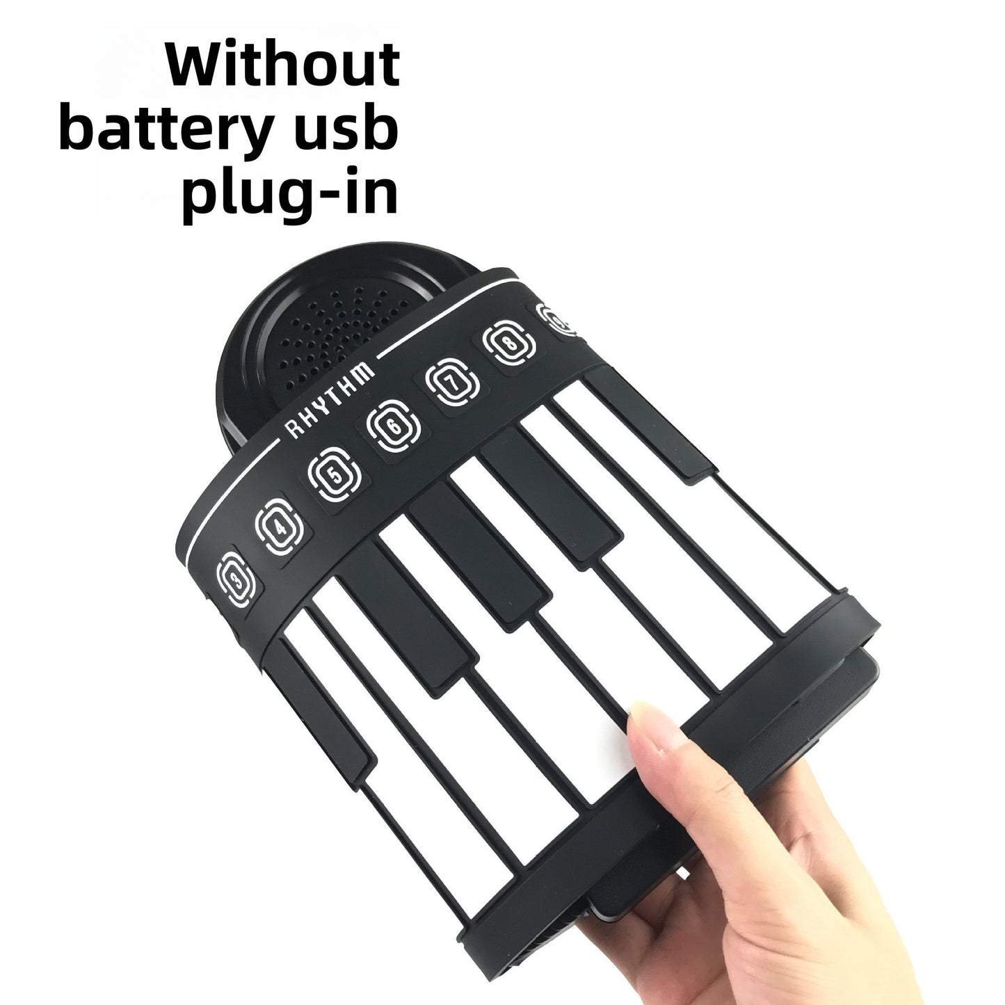 49-Key Portable Silicone Foldable Electronic Keyboard