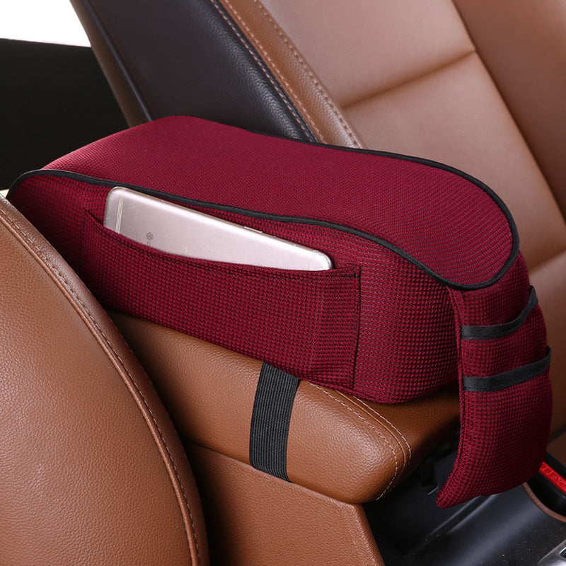Premium Sports Knit Car Armrest Pad