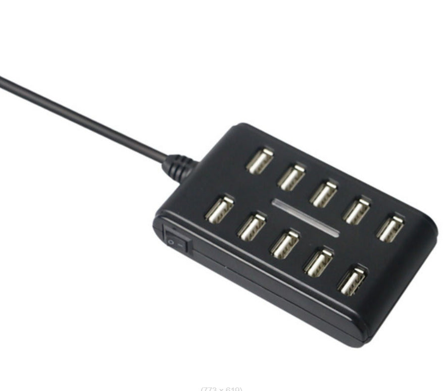 Double-row 10-Port Computer 10-port Cable Seperater