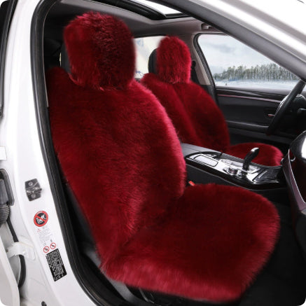 Premium Plush Car Seat Cushion - Universal Winter Comfort