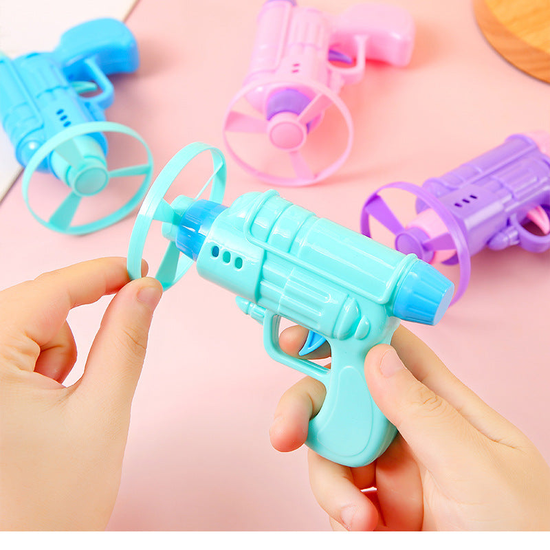 Children's Gyro Flying Saucer Gun Toy