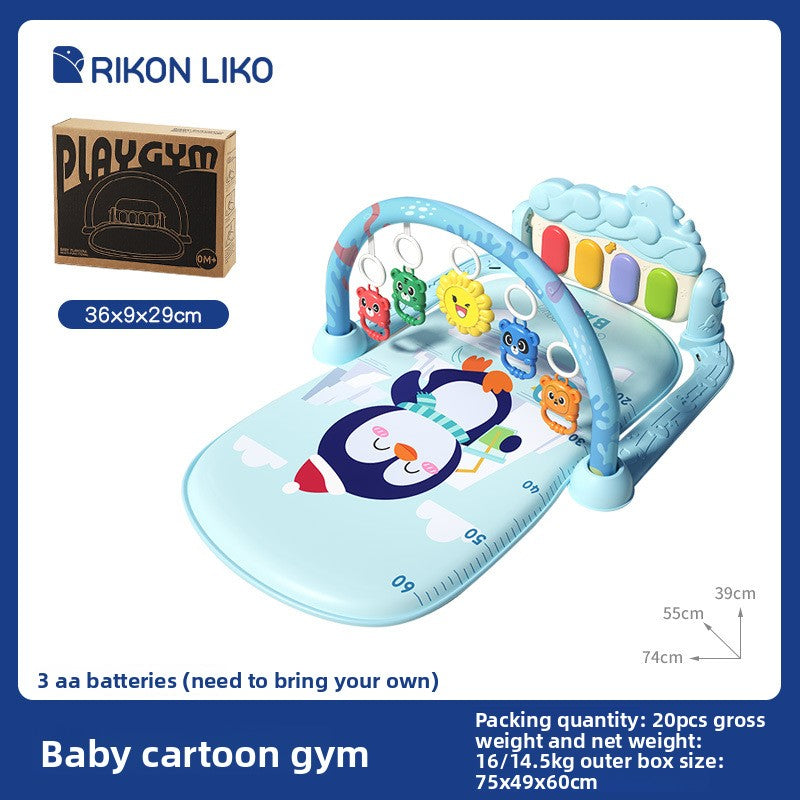 Interactive Crawling Game Mat for Infant Motor Skills and Early Sensory Learning Play