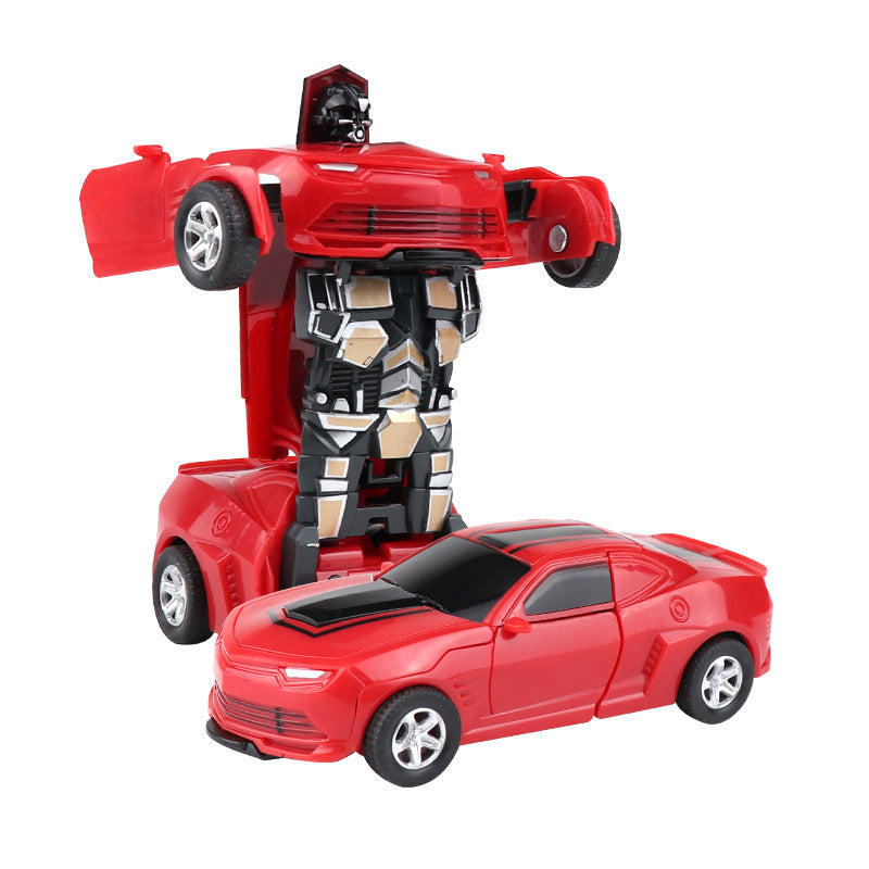 Children's transformable toy car model