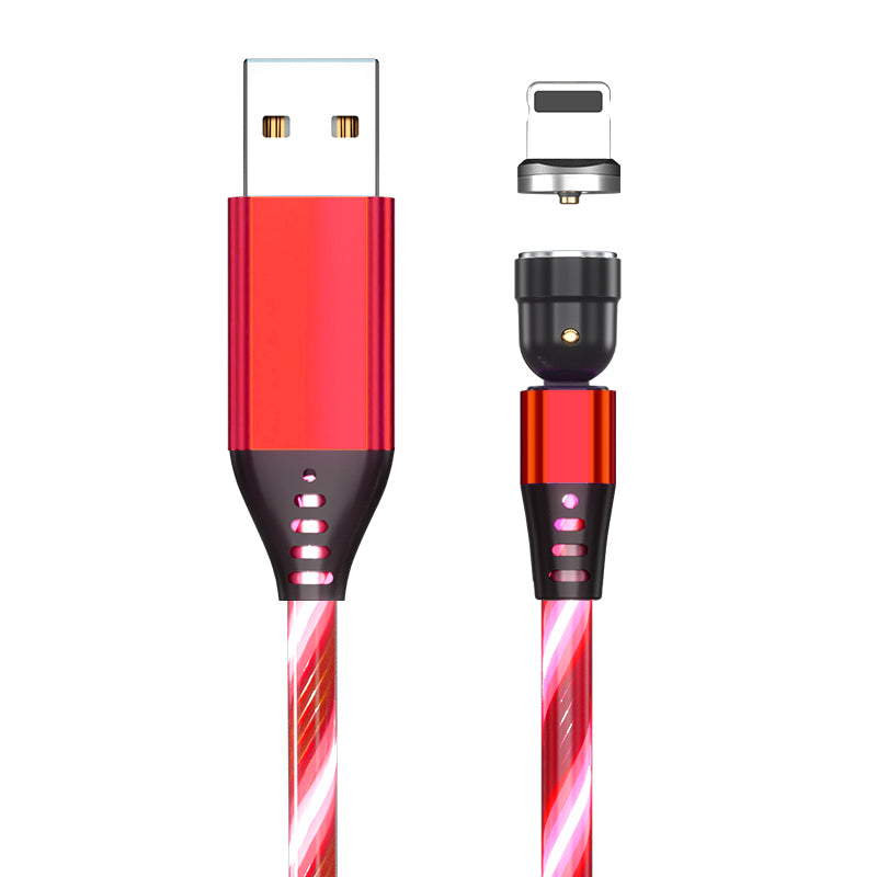 540° Rotating Magnetic LED Charging Cable