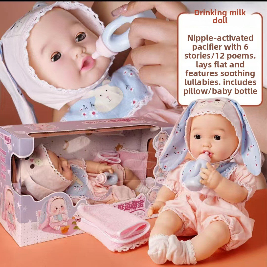 Soft Interactive Baby Doll with Sound and Accessories