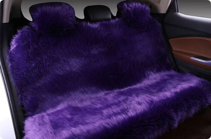 Premium Plush Car Seat Cushion - Universal Winter Comfort