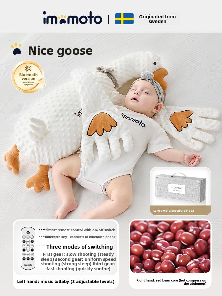 Newborn Soothing Plush Doll with Bluetooth Lullabies