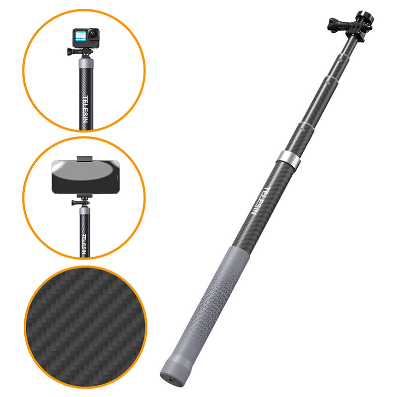 1.2-meter carbon fiber selfie stick