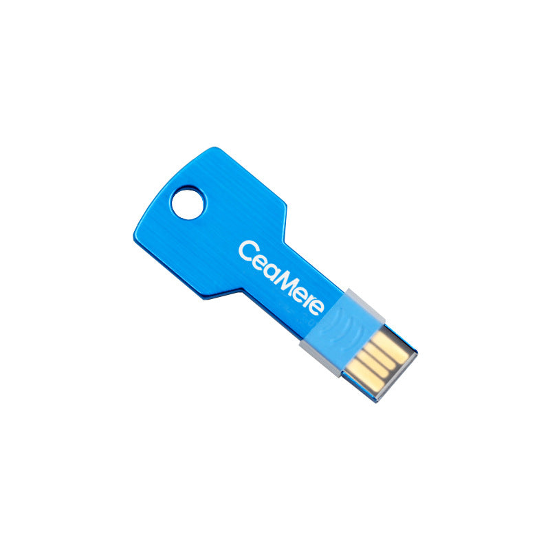 Stylish Metal Key USB Flash Drive for Secure File Storage