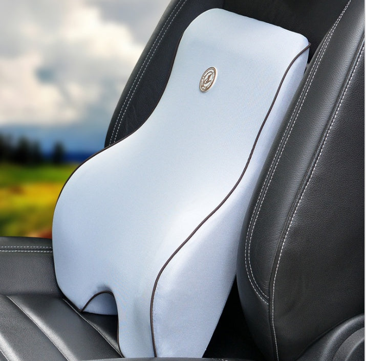 Premium Memory Foam Car Lumbar Support & Headrest Set