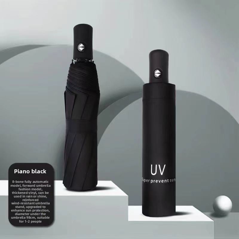 The fully automatic umbrella is suitable for both sunny and rainy days