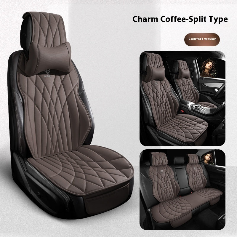 Universal Leatherette Car Seat Covers - Five-Seat Set
