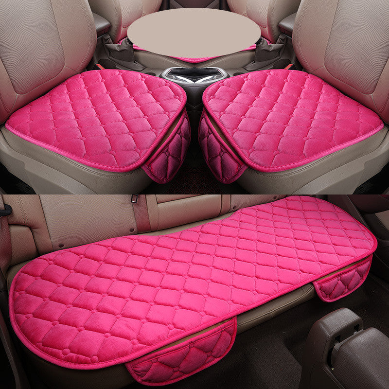 Premium Plush Velvet Car Seat Cushion