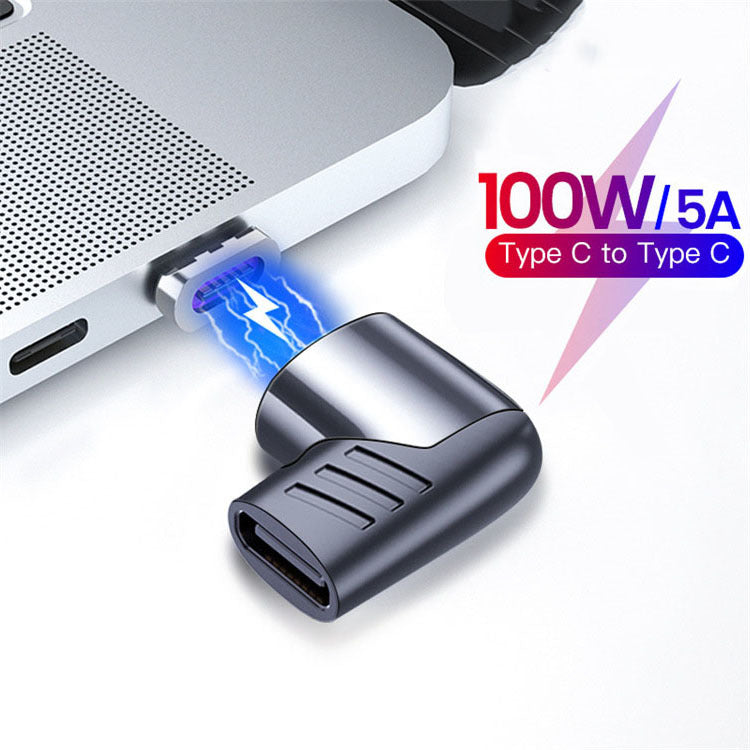 Cj dropshipping Elbow 100W 5A Magnetic Adapter for Type-C Devices