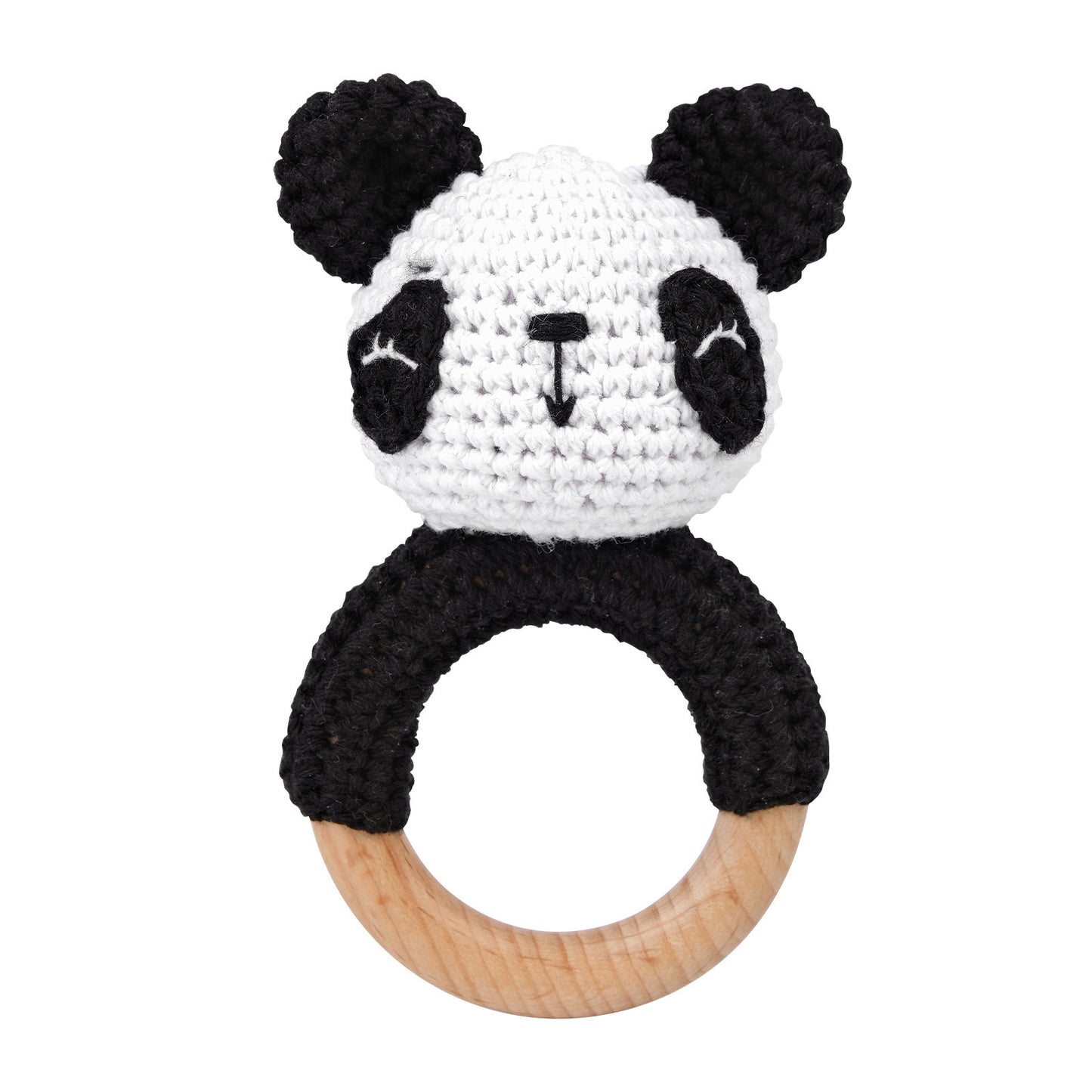 Handmade Crochet Animal Baby Rattle Teether