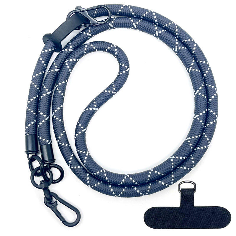 10MM Climbing Rope Mobile Phone Lanyard Gasket Adjustable Crossbody Mobile Phone Strap Camera Strap Rope Anti-lost Neck Rope